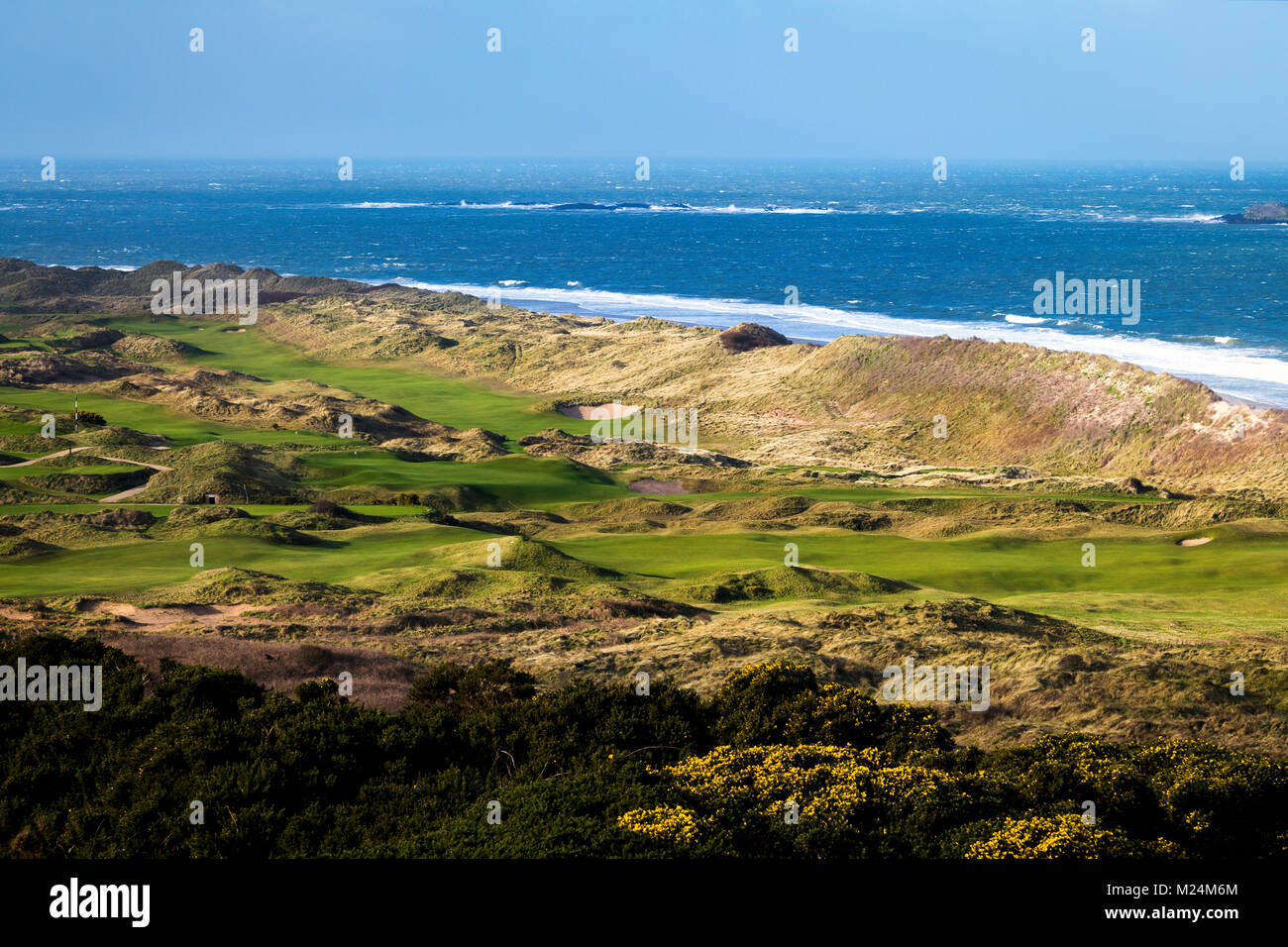El Club de Golf Royal Portrush, Irlanda del Norte de 2018 Foto de stock