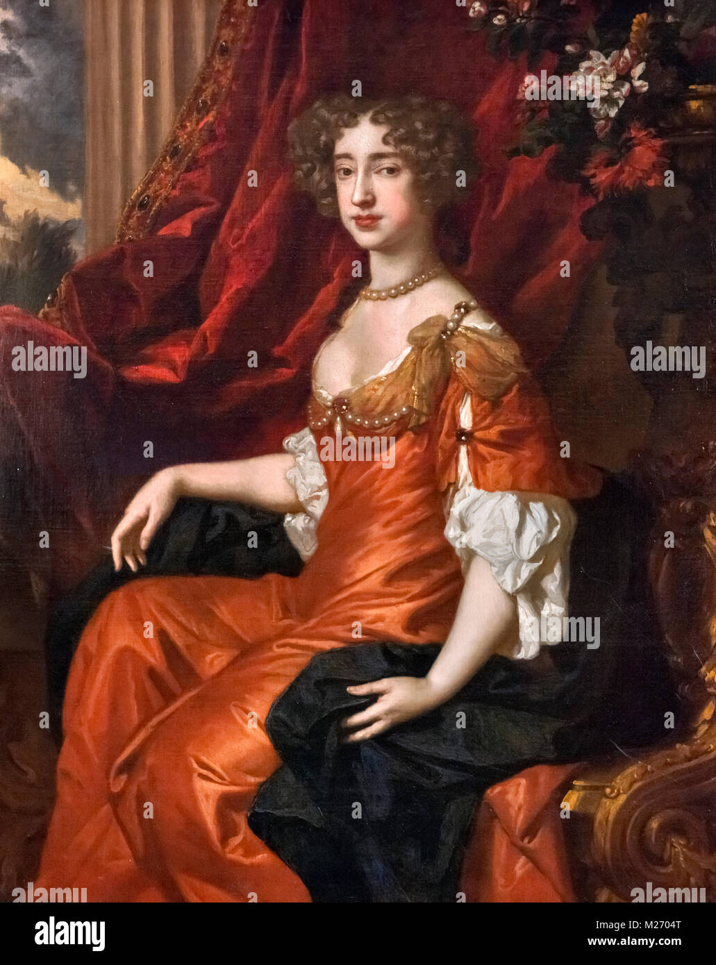 María II (1662-1694). Queen Mary II de Inglaterra como princesa de Orange por Sir Peter Lely, óleo sobre lienzo, c.1677 Foto de stock