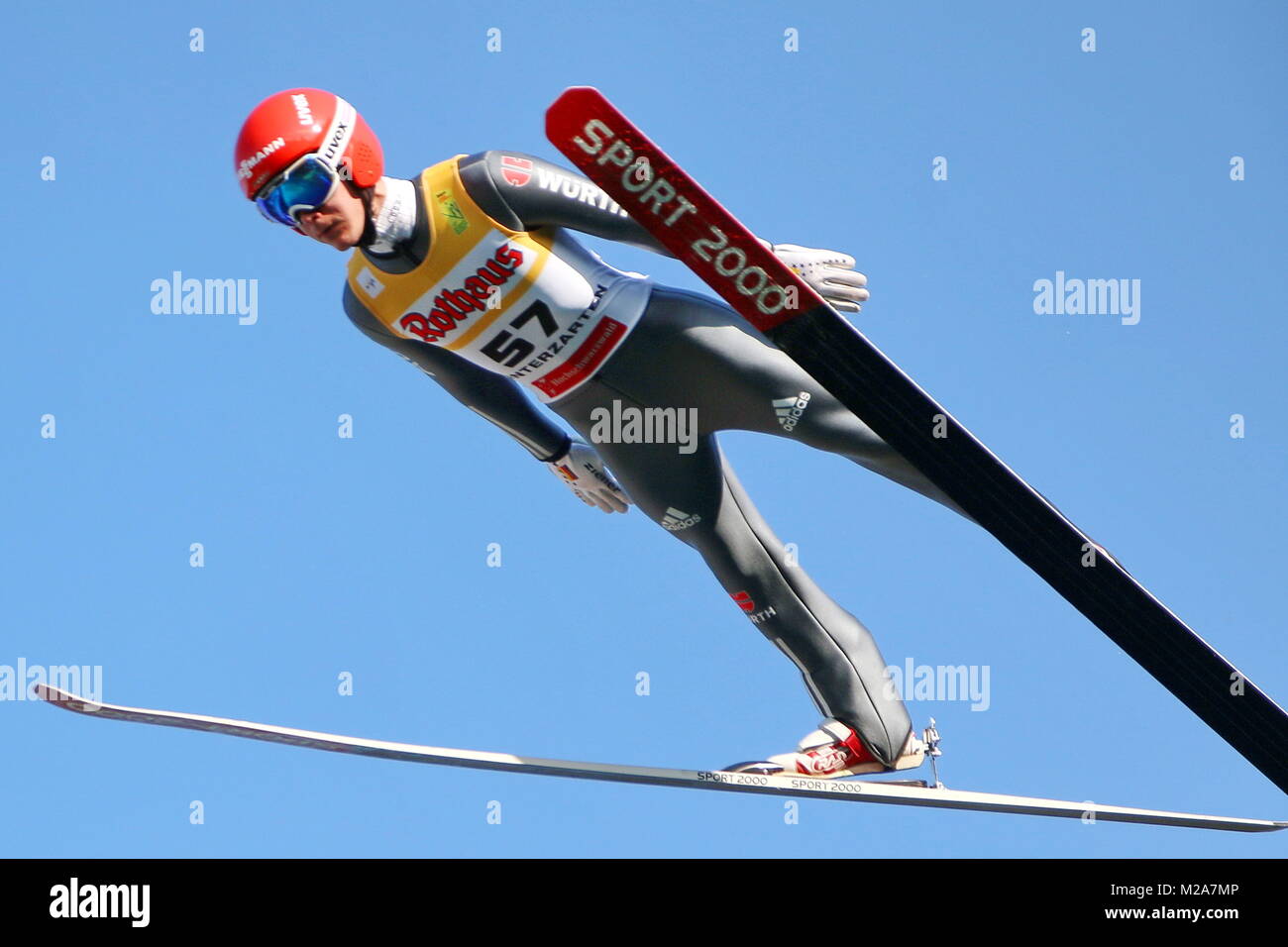 Stephan Leyhe (SC) Willingen beim formación zum Teamwettkampf - FIS Sommer Grand Prix Foto de stock