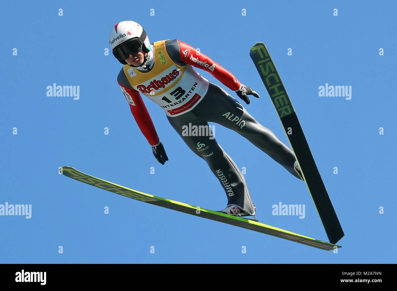 Simon Ammann (Schweiz /SUI) - Teamwettkampf - FIS Sommer Grand Prix Foto de stock