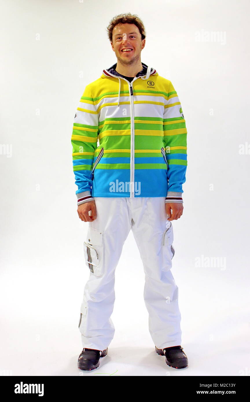 Norman Begleitläufer Sotschi SCHLEE - Juegos Paralímpicos de Sochi 2014 / equipo paralímpico Einkleidung Nordisch Esquí en Kirchzarten Foto de stock
