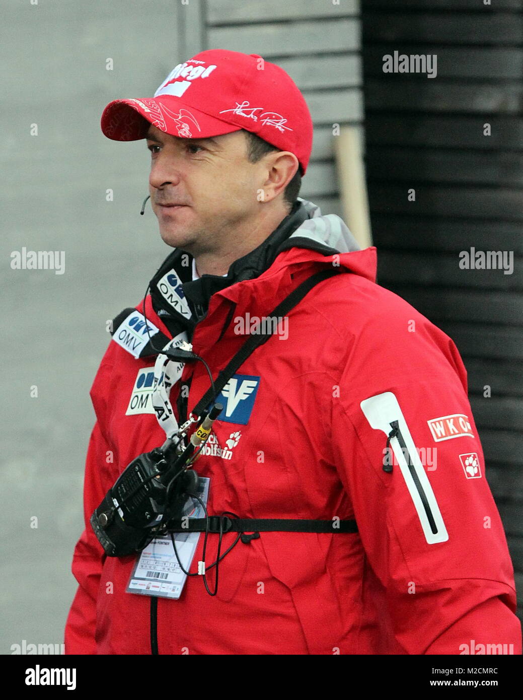 ÖSV-entrenador Alex Alexander Pointner - Vierschanzentournee, Auftaktspringen Oberstdorf, 30.12.2012 Foto de stock