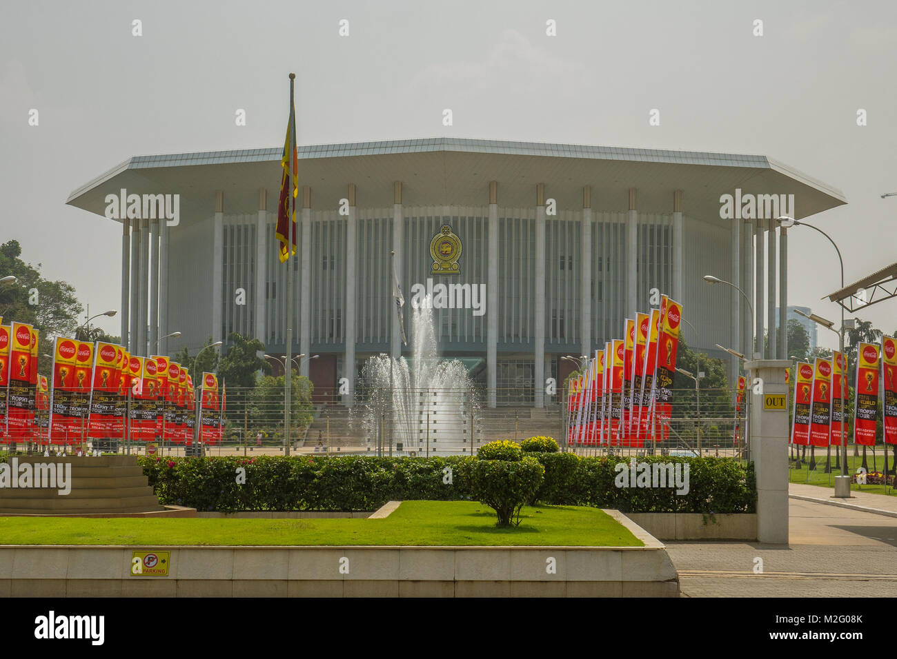 Sri Lanka, Colombo, Bandaranaike Memorial International Conference Hall Foto de stock