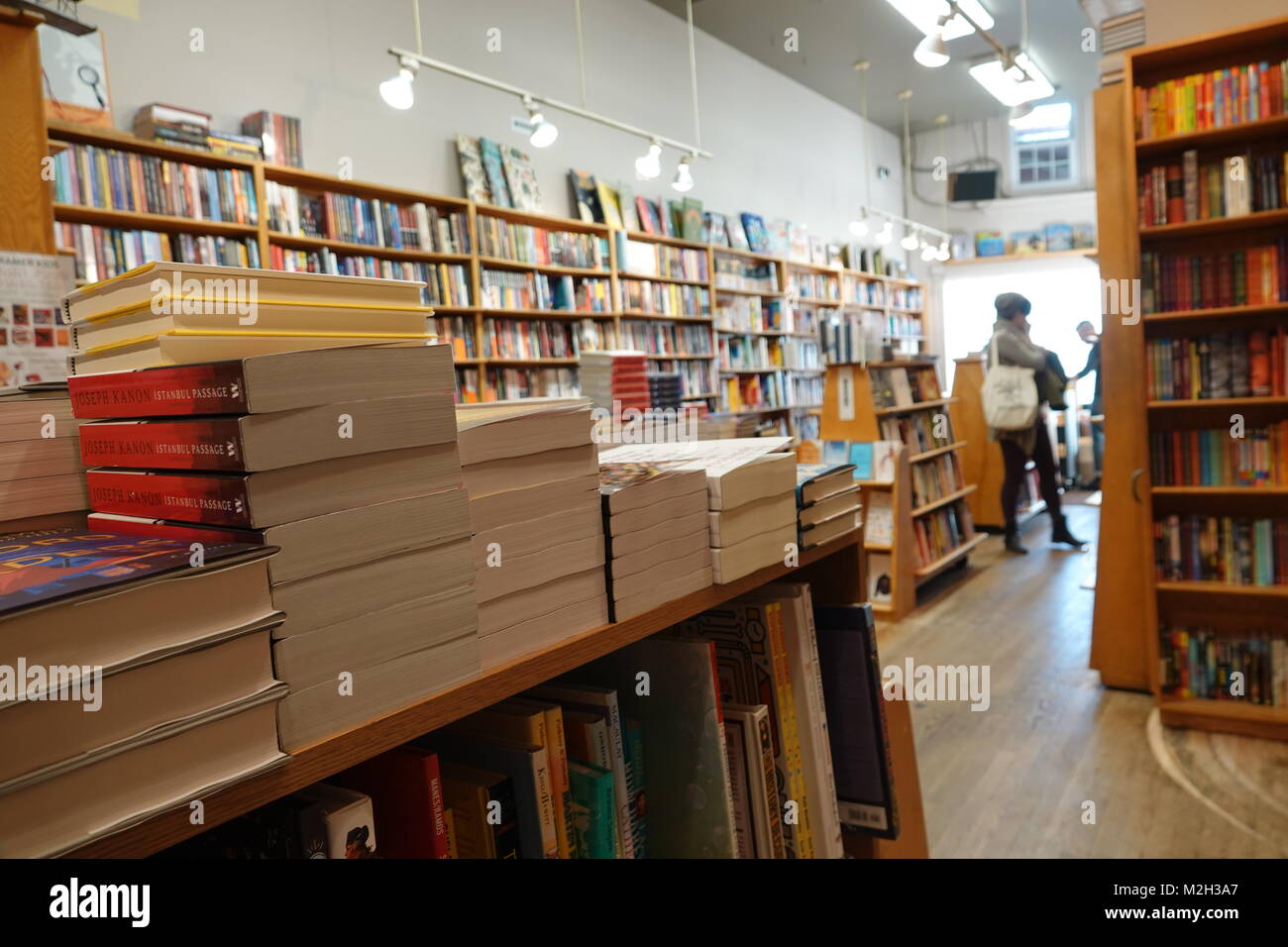 Ee.Uu. Washington DC Libros Libros Afterwords bookstore Kramer y político liberal y vendedor de libros Foto de stock