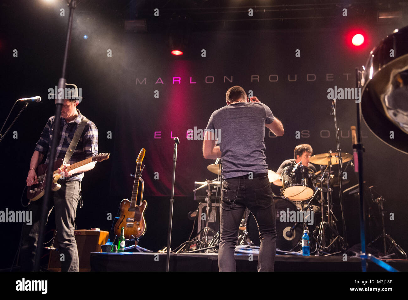 La cantautora britische der Marlon Roudette spielt am Mittwoch (04.02.2015) in der Frankfurter Batschkapp. +++ 3S FOTO / Foto: Sven-Sebastian Sajak Foto de stock