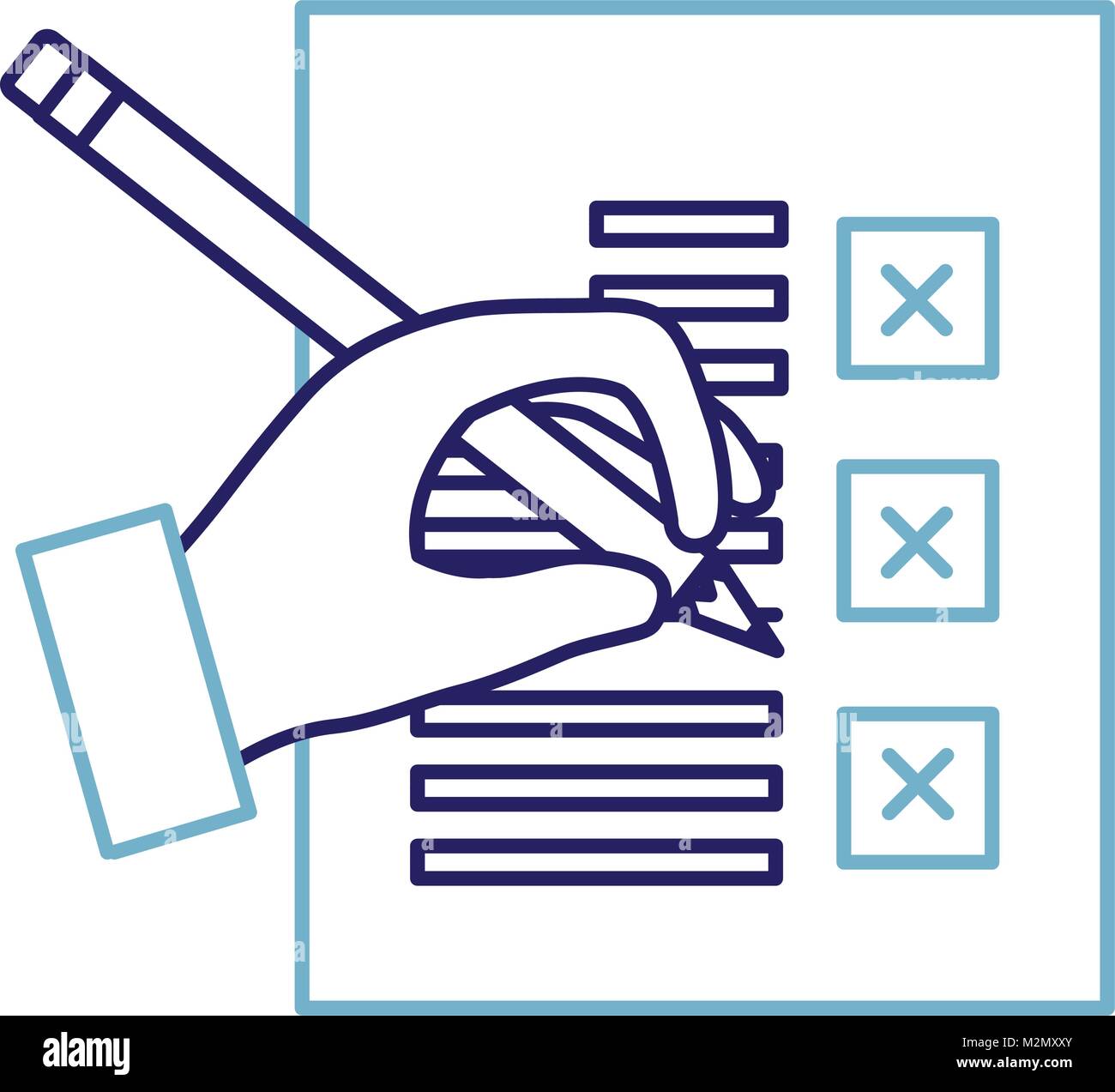 Documento Escrito A Mano Imagen Vector De Stock Alamy