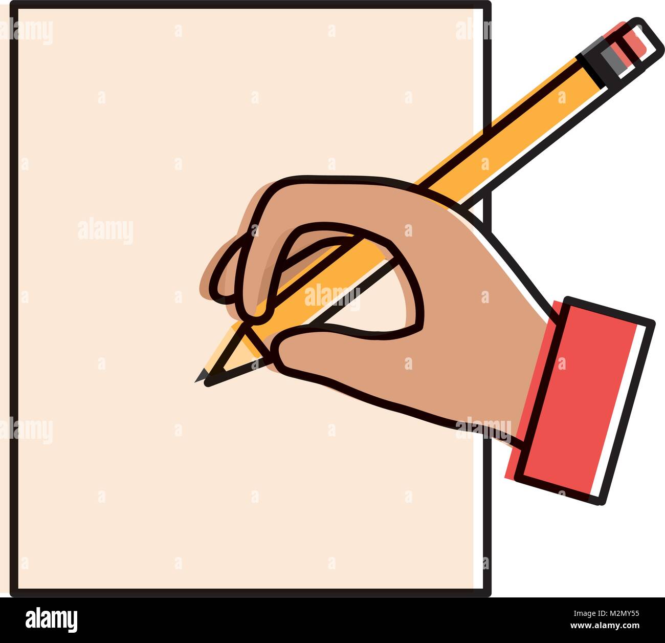 Documento Escrito A Mano Imagen Vector De Stock Alamy