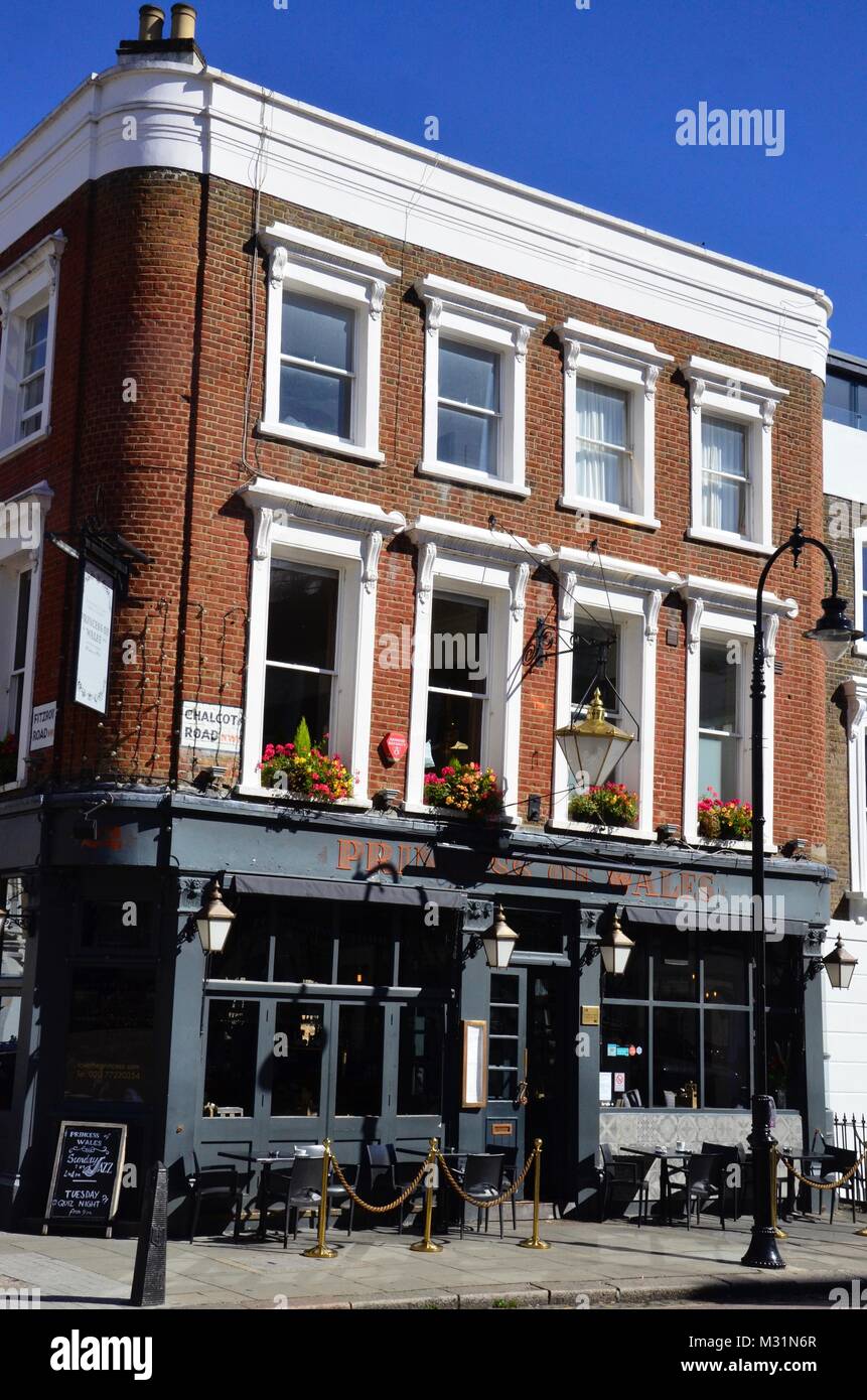 La Princesa de Gales, pub, Chalcot, Primrose Hill Road, London, NW1 Foto de stock