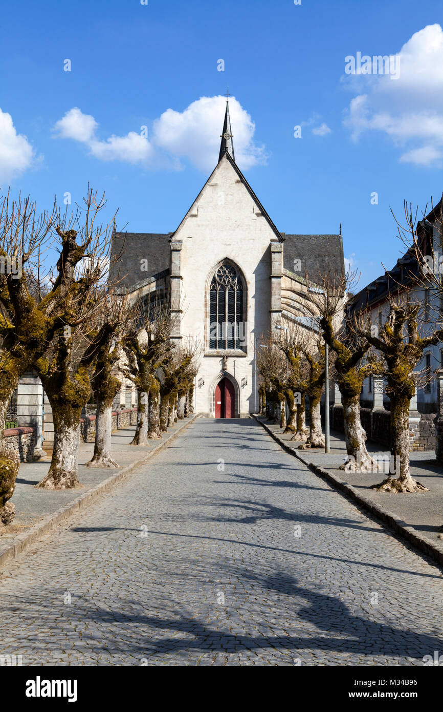 Abadía, Streithausen Marienstatt, Westerwald Hills, Renania-Palatinado, Alemania Foto de stock