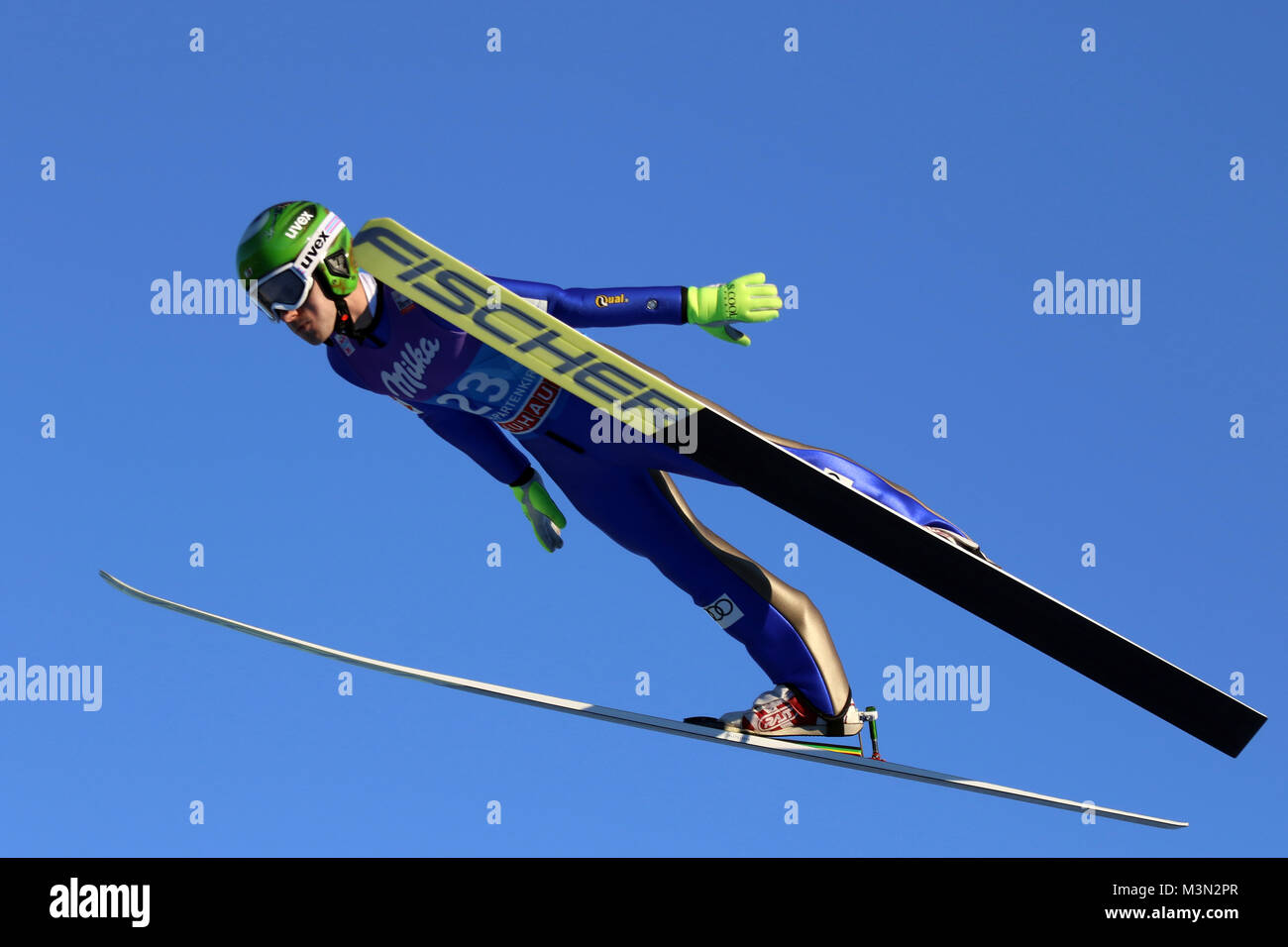 Vladimir Zografski (Bulgarien / BUL), Qualifikation Neujahrsskispringen Garmisch-Partenkirchen 2016 Foto de stock