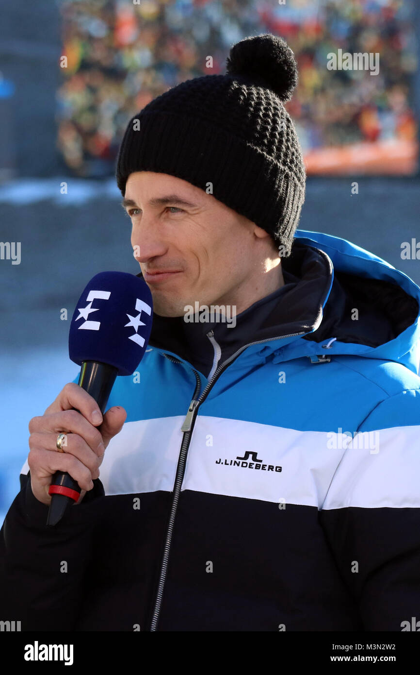 Martin Schmitt (TV-Experte /Skisprung-Experte, ARD, Das Erste, beim Neujahrsskispringen Ex-Weltmeister) 2017 Foto de stock