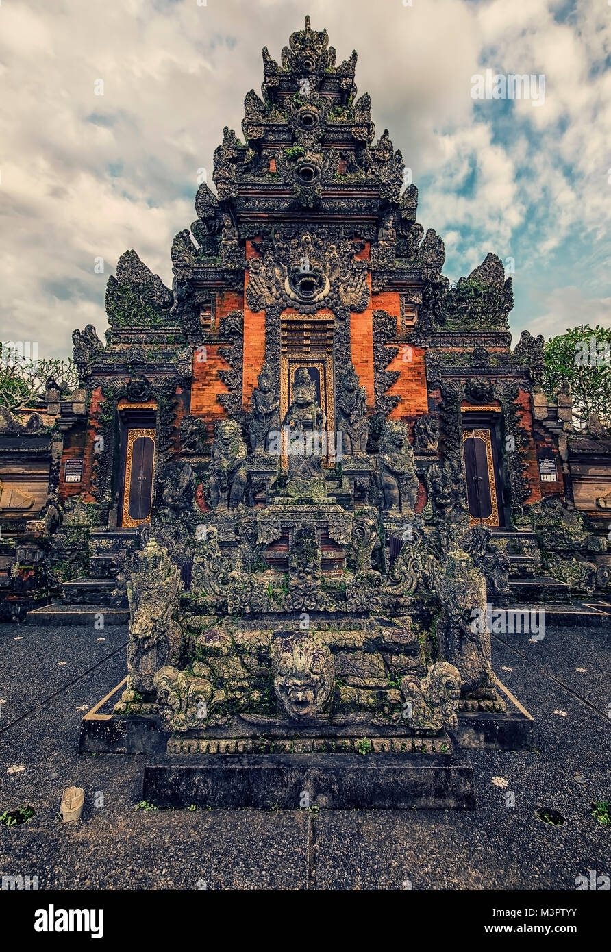 La arquitectura típica de Bali Foto de stock