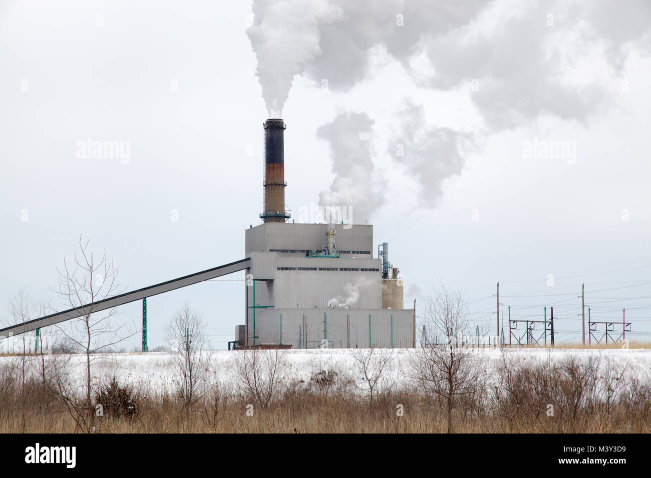 La estación generadora de carbón de Burlington en Iowa, que se ha