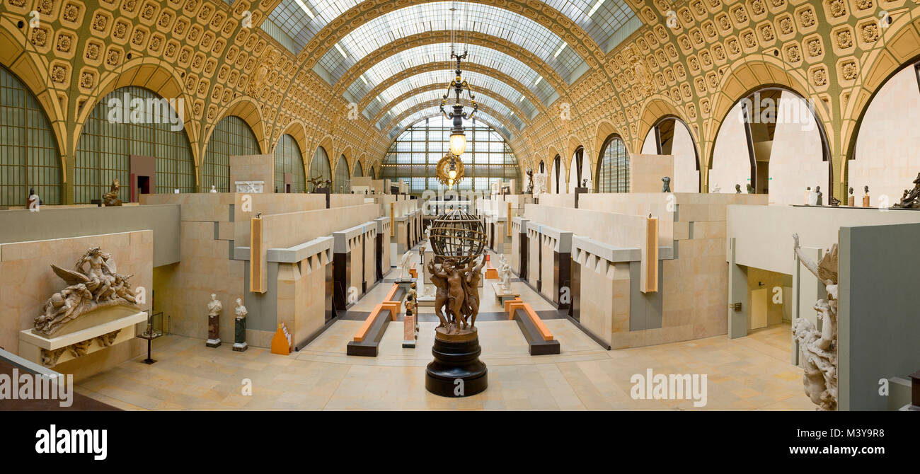 Francia, Paris, área catalogado como Patrimonio de la Humanidad por la UNESCO, el Musee d'Orsay Foto de stock