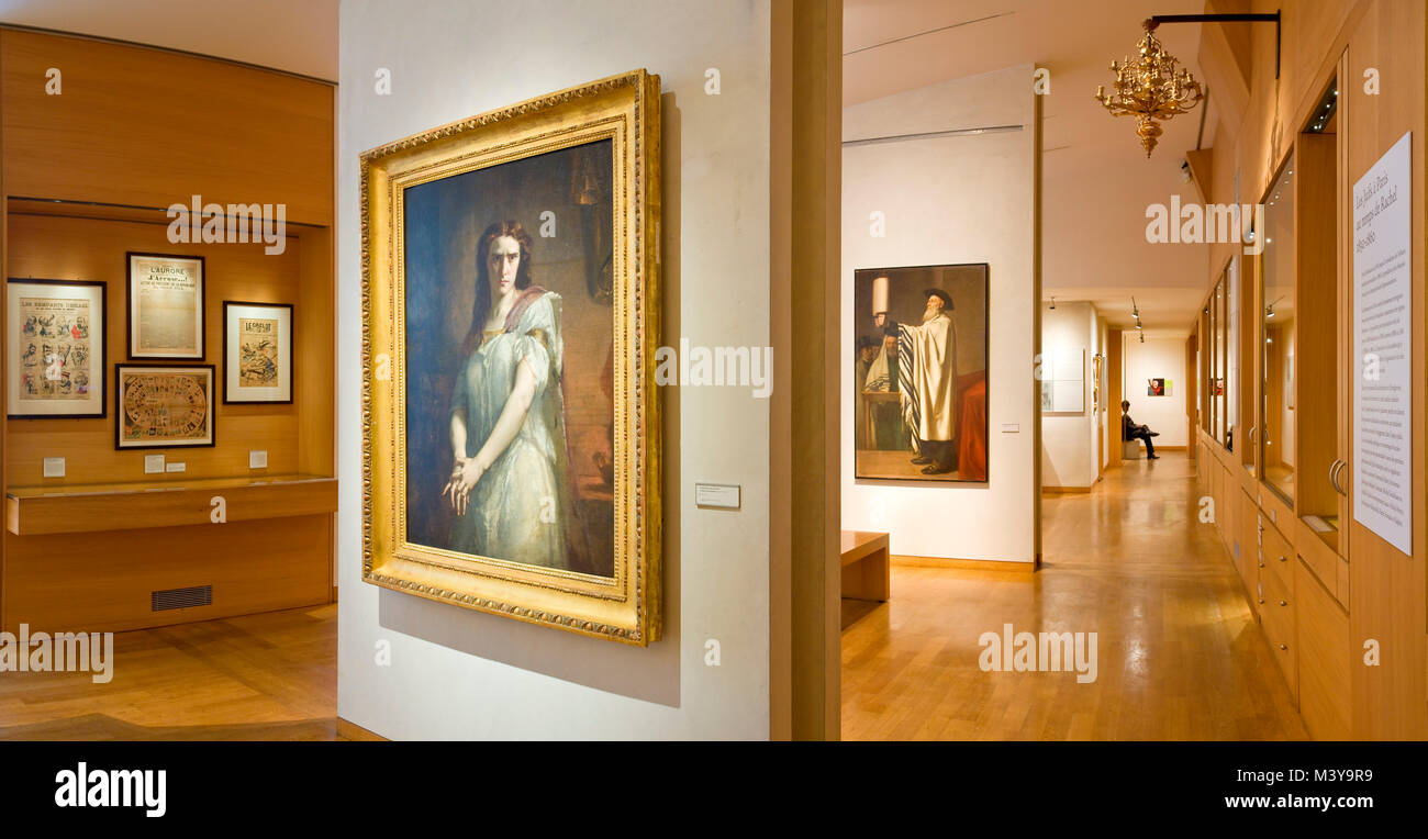 Francia, Paris, musée d'Art et d'Histoire du Judaisme (judío) y el Museo de Historia del Arte en Saint Aignan Mansion House Foto de stock