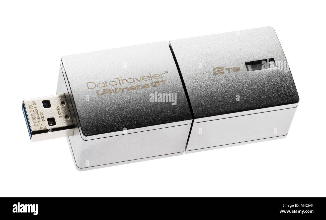 Kingston Datatraveler USB de 2TB. Dispositivo de almacenamiento de gran  capacidad Fotografía de stock - Alamy