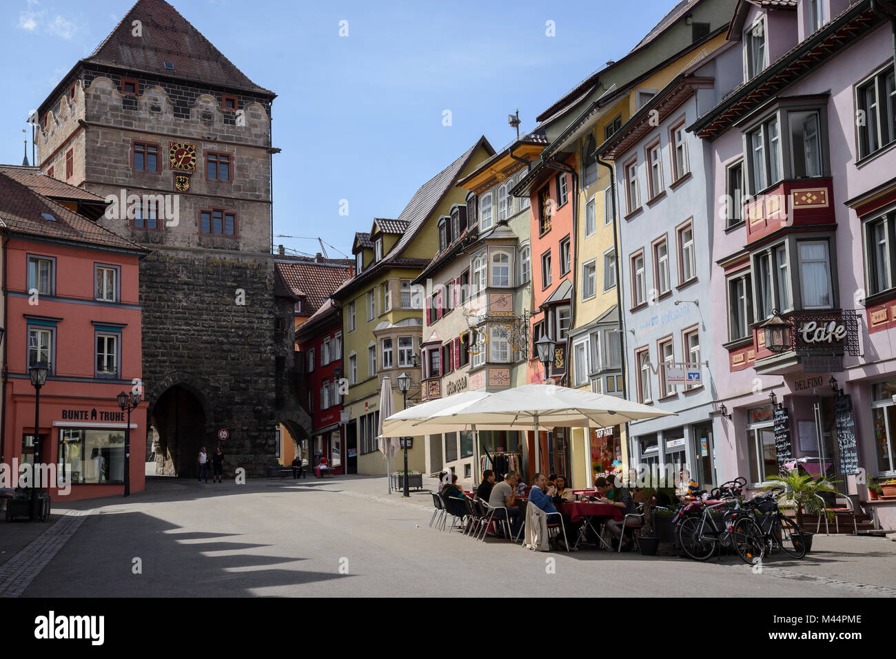 Hauptstrasse, Rottweil, Baden-Württemberg, Deutschland Foto de stock