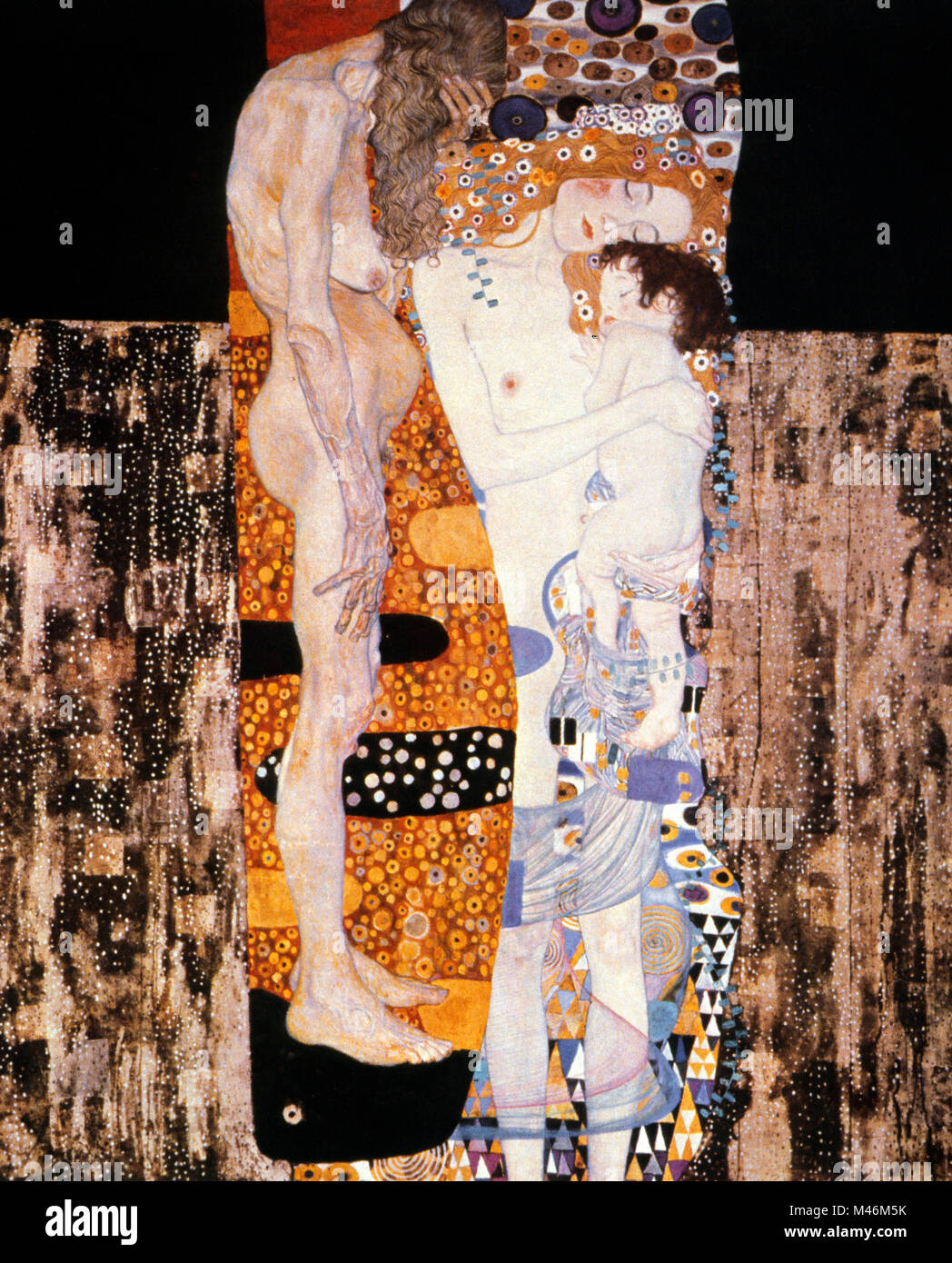 Gustav Klimt, pintura, tres edades de la mujer Foto de stock