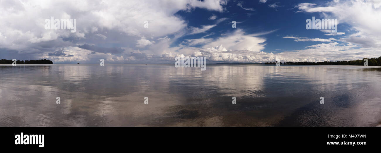 En Västergötland, Schweden Panoramablick Foto de stock