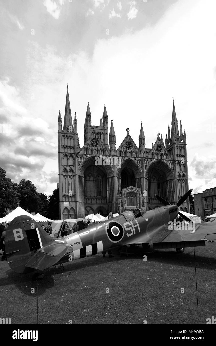 El Festival Anual de Heritage alrededor de la Catedral de la ciudad de Peterborough, Cambridgeshire, Inglaterra; Inglaterra; UK Foto de stock