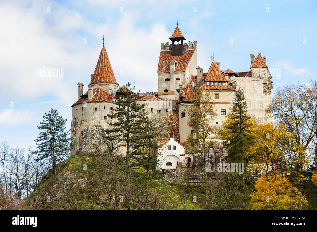 El Castillo de Bran, Brasov, Rumania Transilvania. Foto de stock