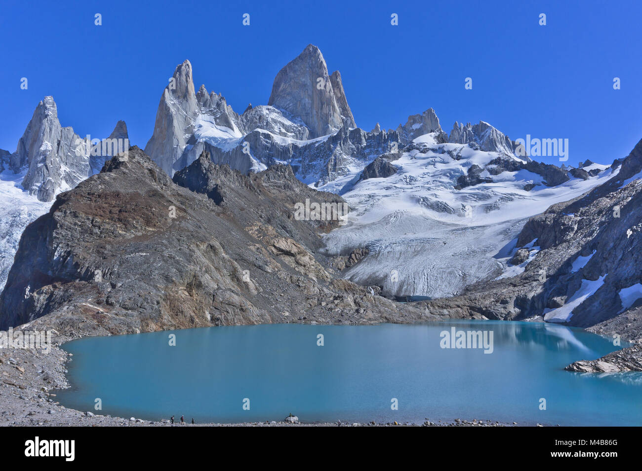 Monte Fitz Roy, Patagonia, Argentina, Sudamérica Foto de stock