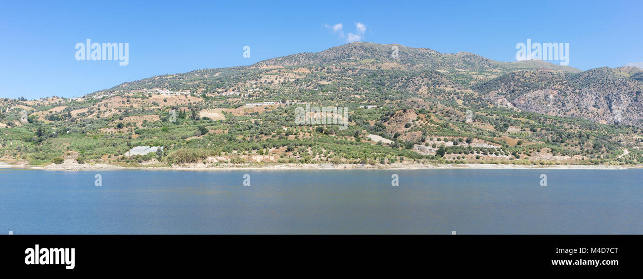 El depósito Faneromenis en el centro-sur de Creta. Foto de stock