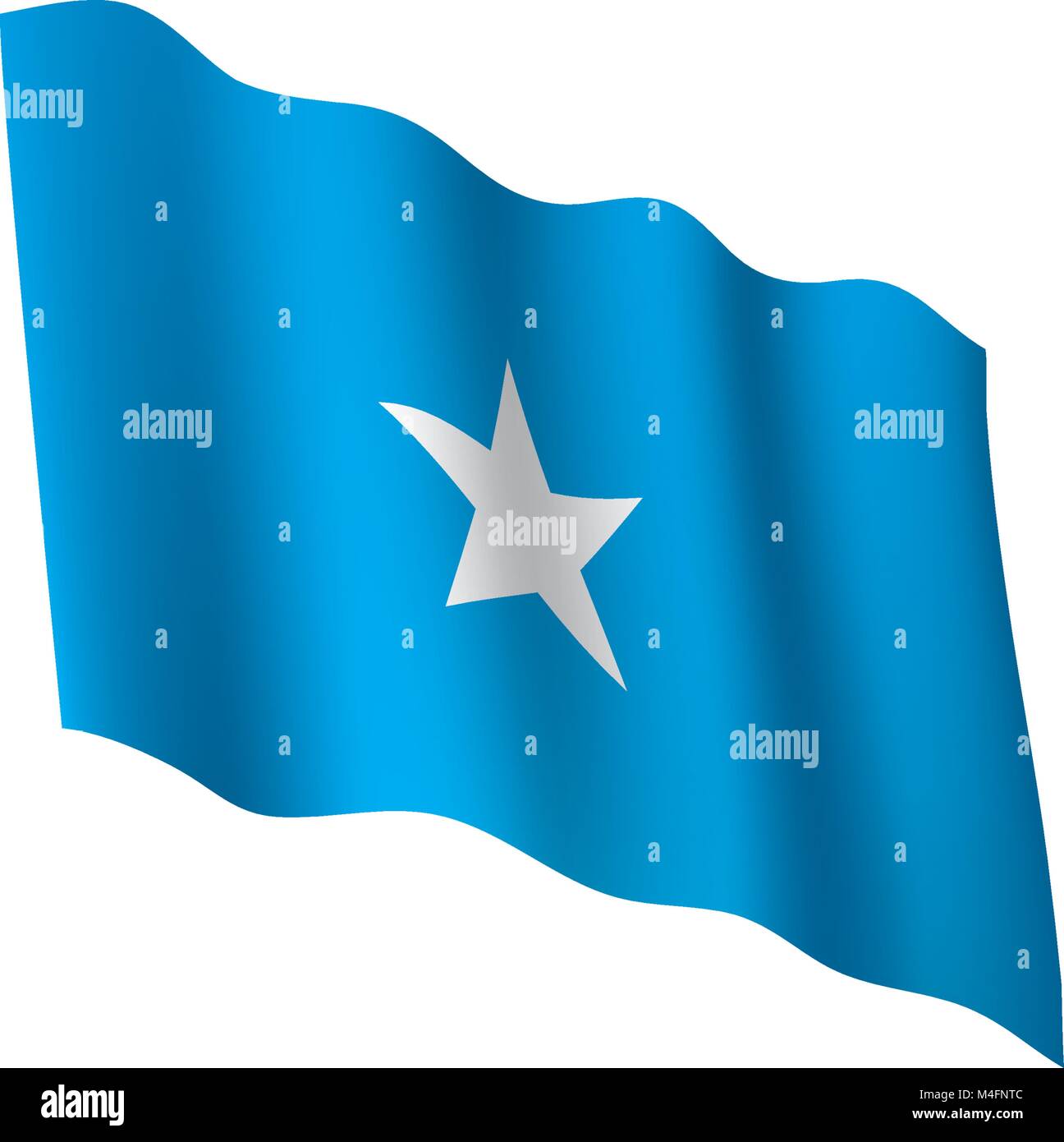 Somalia bandera, ilustración vectorial Imagen Vector de stock Alamy