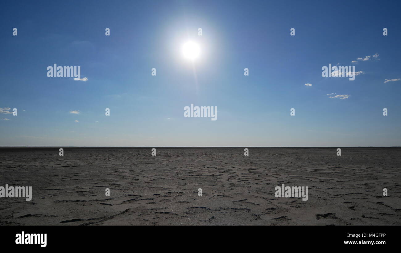 El parque nacional de makgadikgadi pans en Botswana áfrica Foto de stock