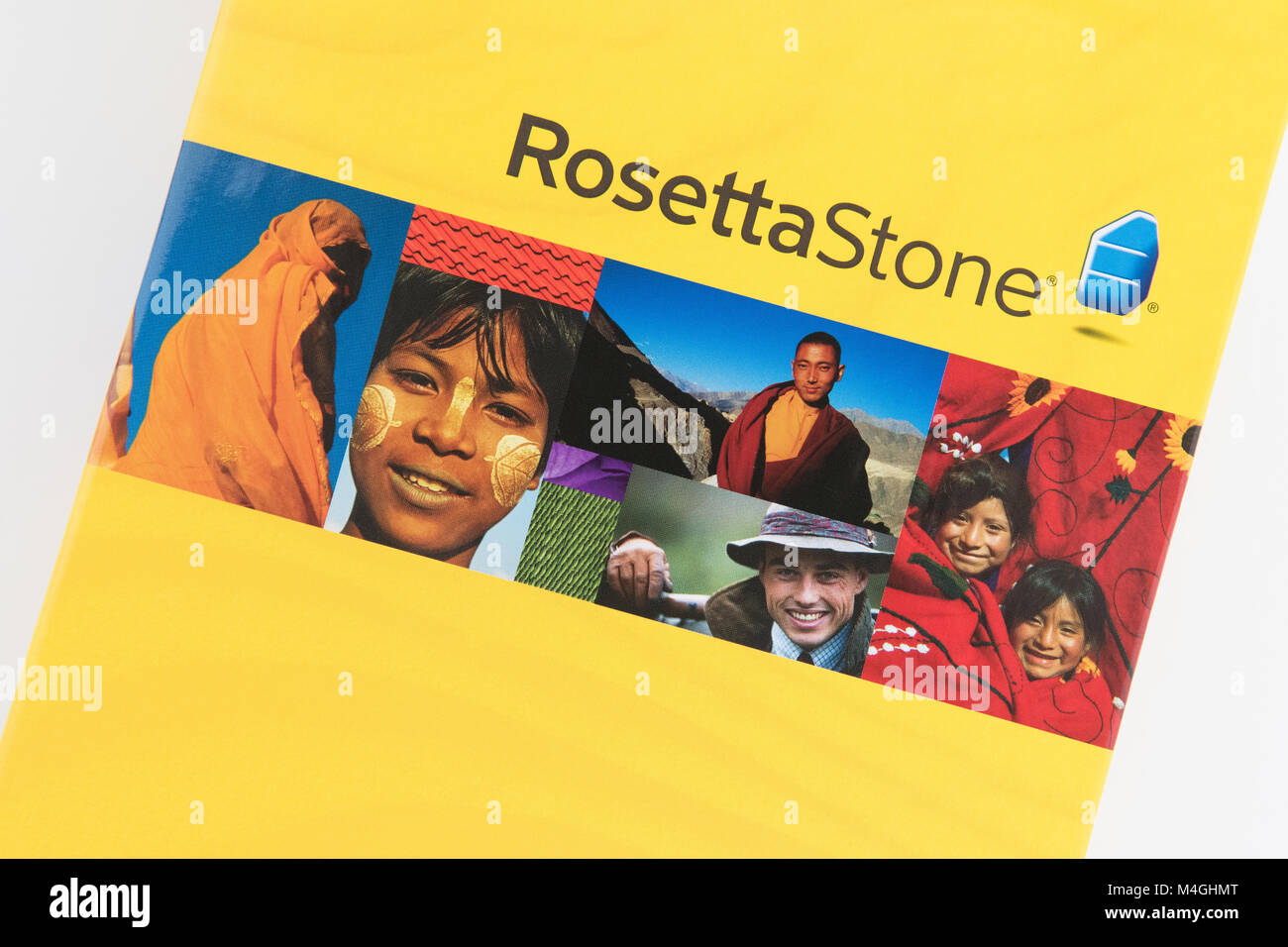 Rosetta Stone aprendizaje de idiomas software del curso Foto de stock