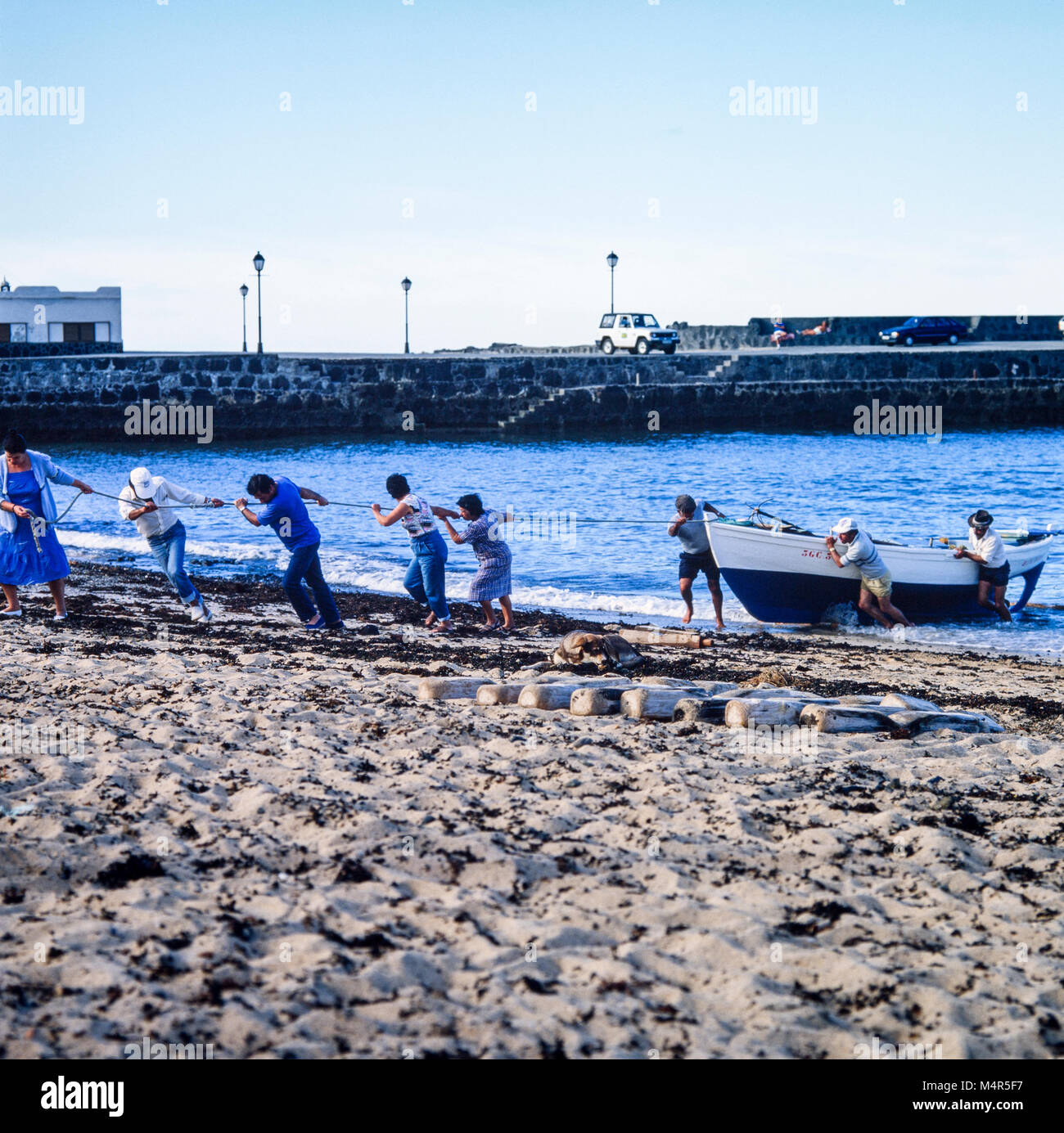 Lanzarote, Islas Canarias, España, archivo de fotografía de enero de 1988 Foto de stock