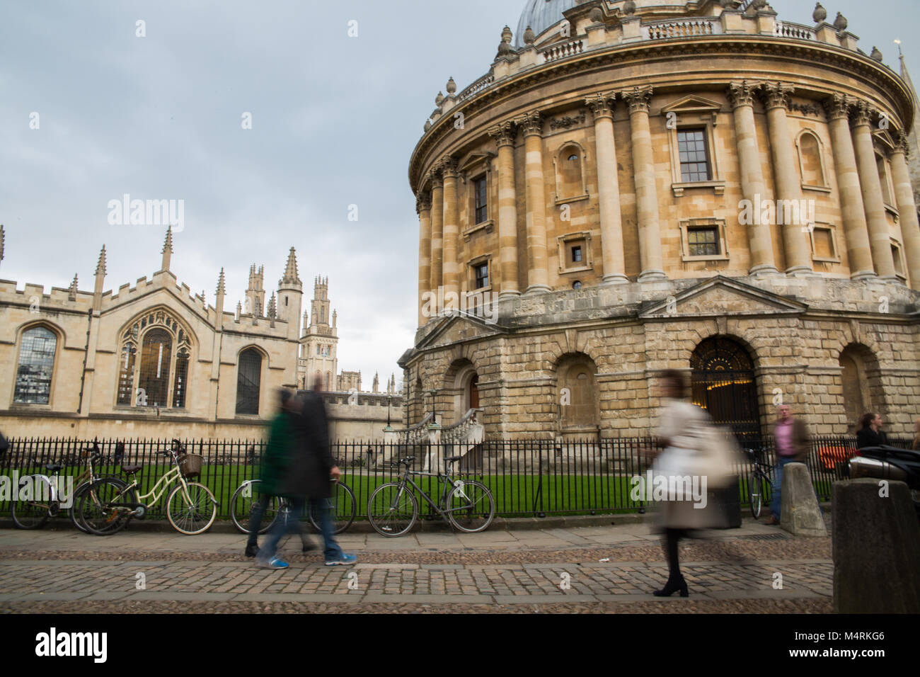 Radclife, Biblioteca de la Universidad de Oxford, Inglaterra Foto de stock