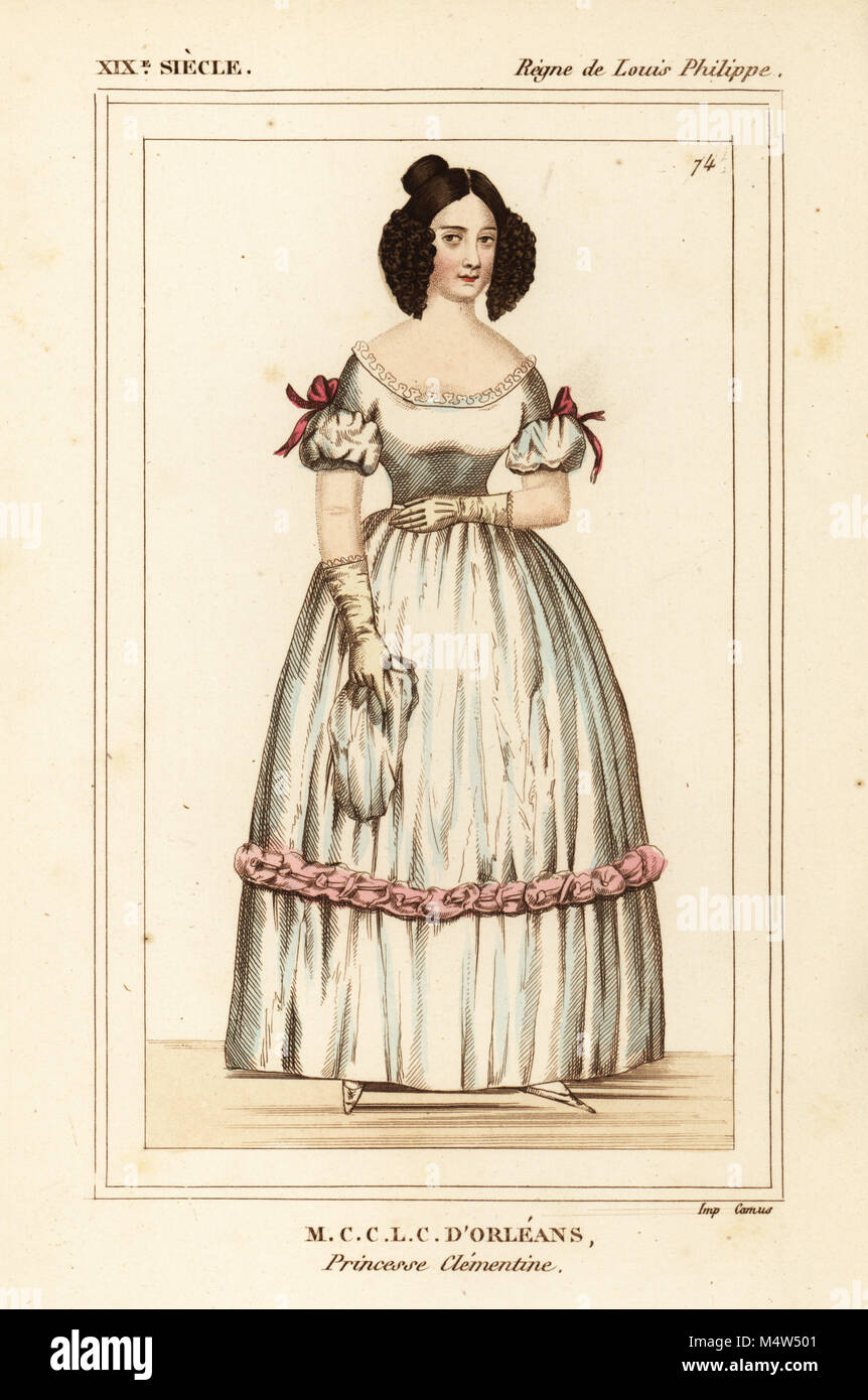 La princesa Clementina de Orleans, 18171907. MarieClementineCaroline