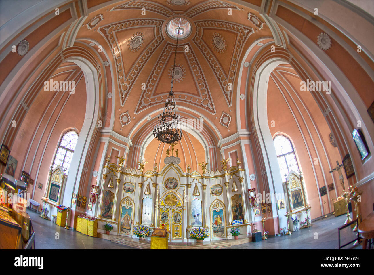 Chasme iglesia de San Juan Bautista. San Petersburgo Foto de stock