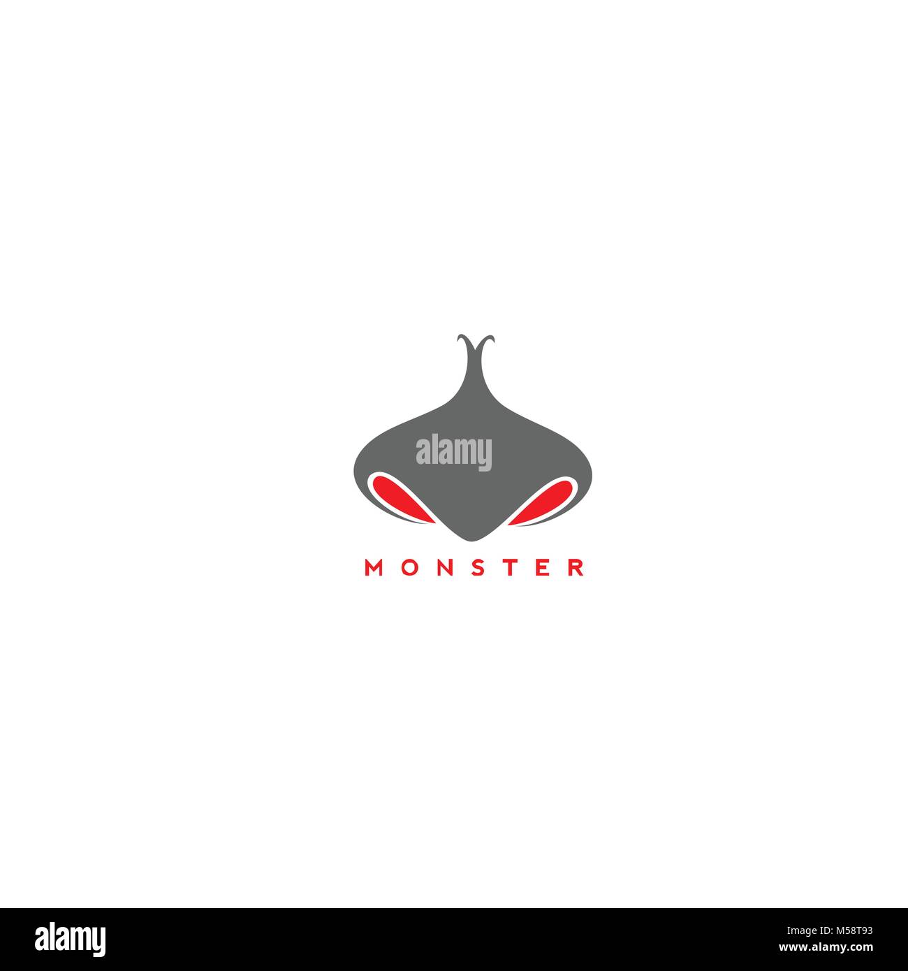 Monster nariz con ilustración vectorial. Ilustración del Vector