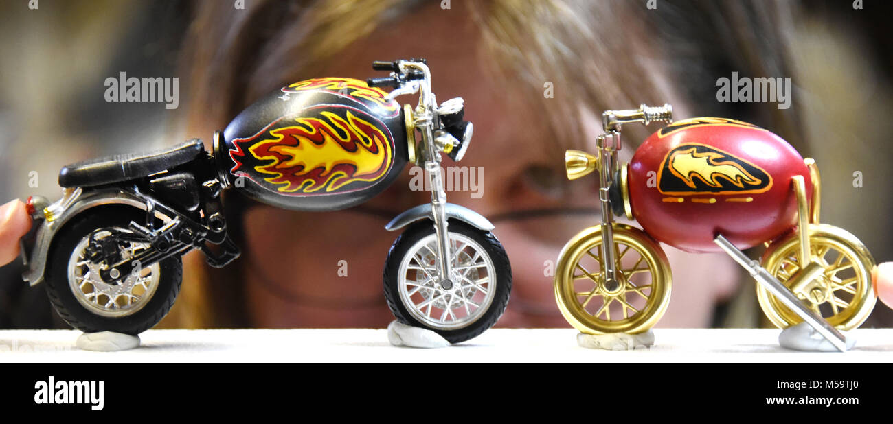 Motocicletas en miniatura fotografías e imágenes de alta
