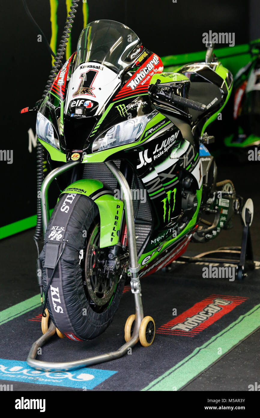 Moto de Jonathan Rea (GBR) de Kawasaki Racing Team, 2017, EuroSpeedway Lausitzring Fotografía de stock - Alamy