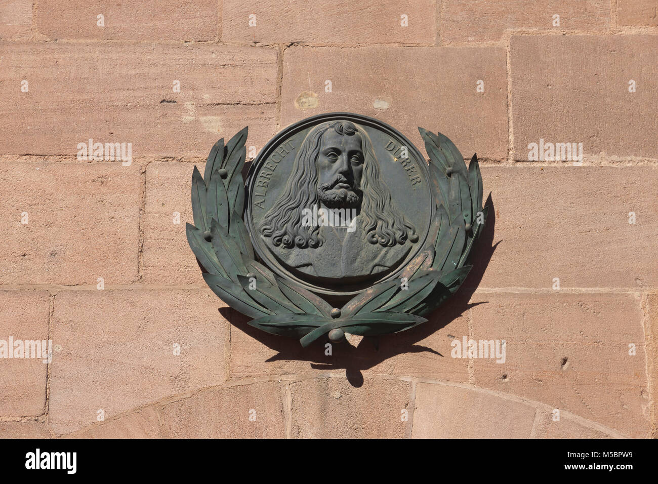 Baviera, Alemania, Nuremberg, lugar, marco, Alberto Durero, house, retrato *** *** título Local de Baviera, Alemania, Nuremberg, lugar, marco, al. Foto de stock