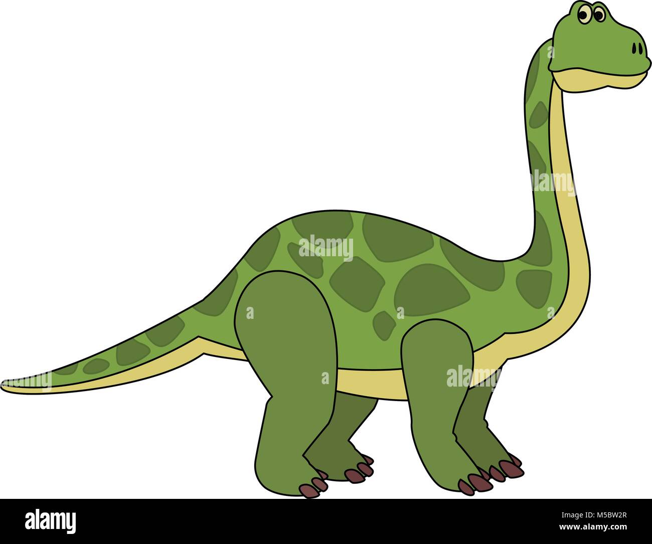 Grandes dibujos animados dinosaurios Imagen Vector de stock - Alamy
