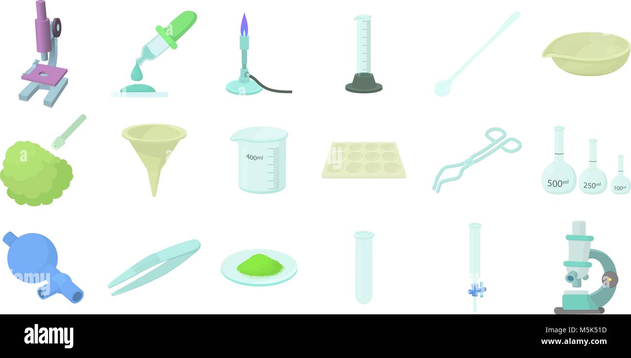 Icono de herramientas químicas, estilo de dibujos animados Imagen Vector de  stock - Alamy