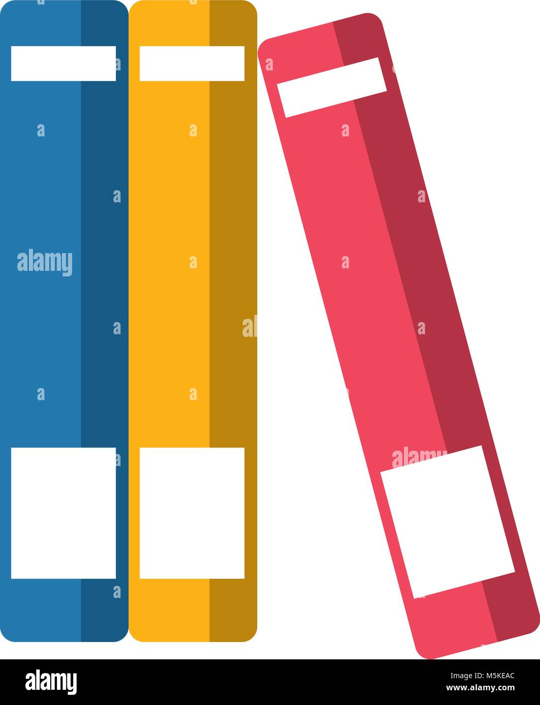 Conjunto de libros Ilustración del Vector