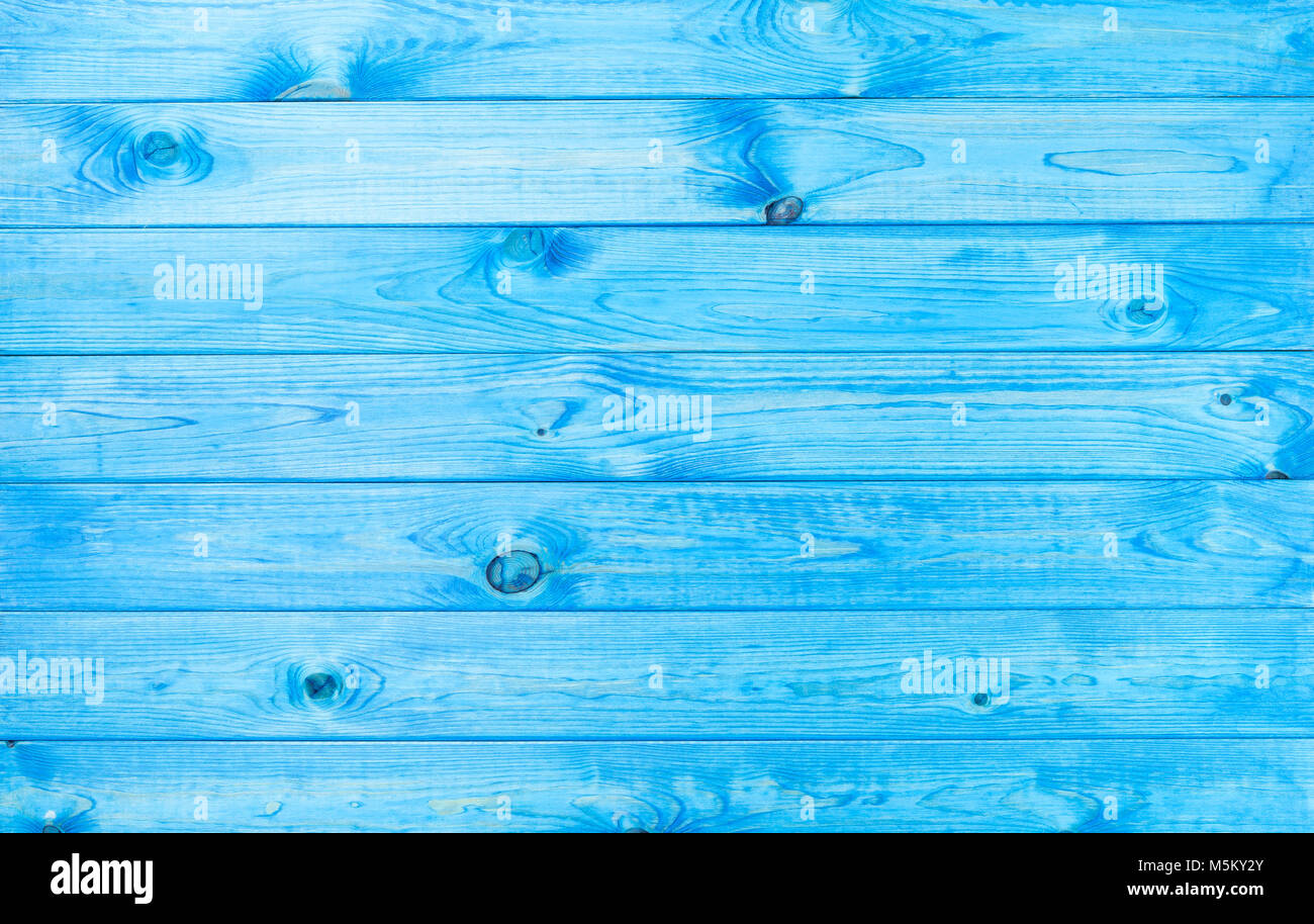 Textura de fondo de madera azul con patrones naturales Foto de stock