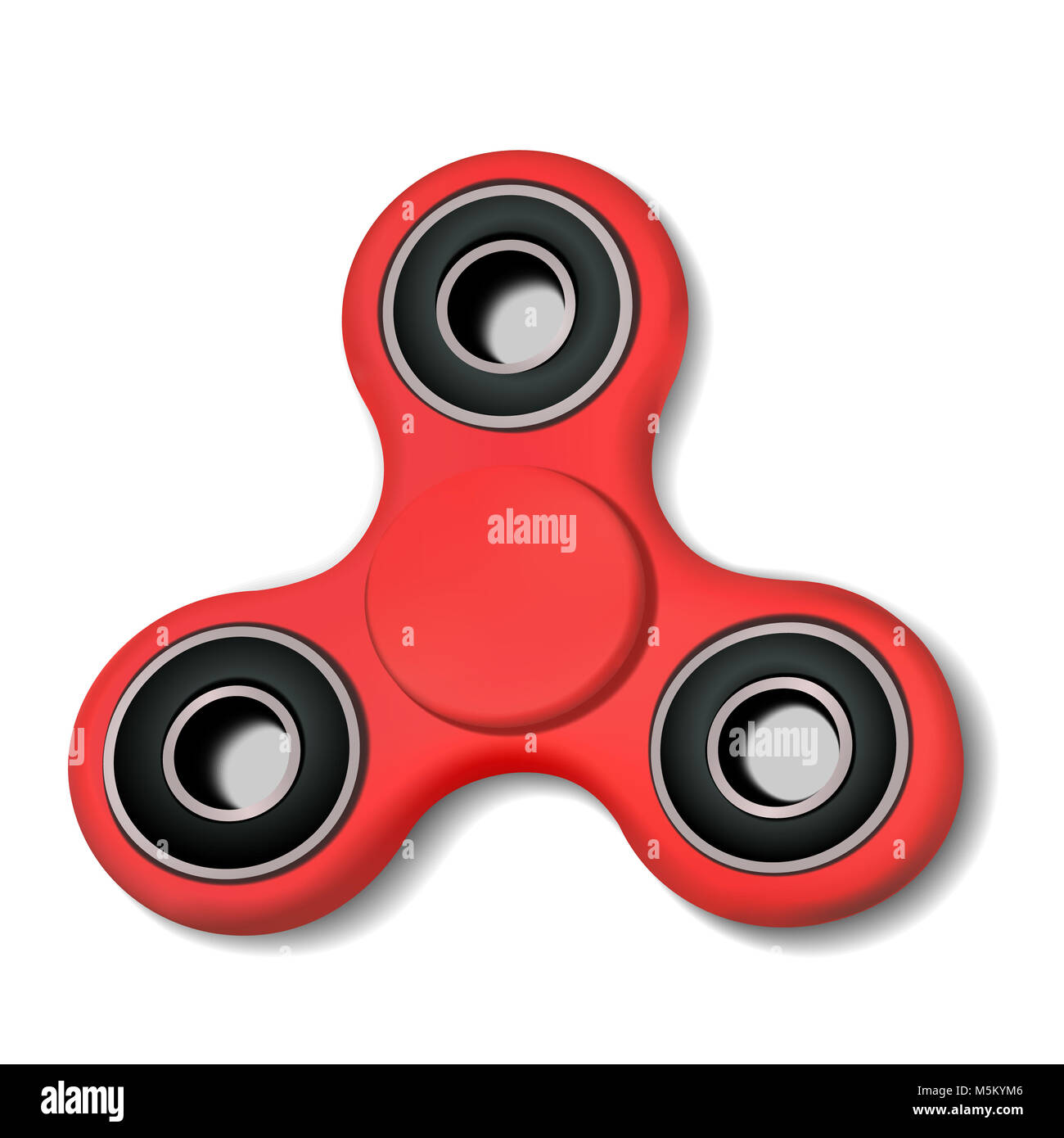 Spinner para la mano. El alivio del estrés molestar juguete icono plano. EDC Juguete muestra. El uso en web, publicidad, marketing, promoción, folletos. Foto de stock