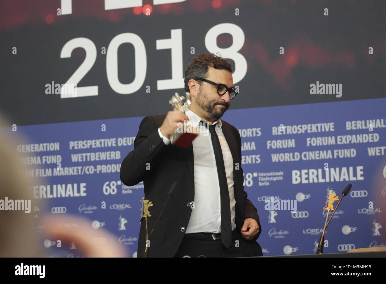 Ganador de Berlín cortometraje nominado para los Premios de Cine Europeo 2018, "Burkina Brandenburg Komplex" por el Ulu Braun, ganador oft la 68ª edición de la Berlinale, Ber Foto de stock