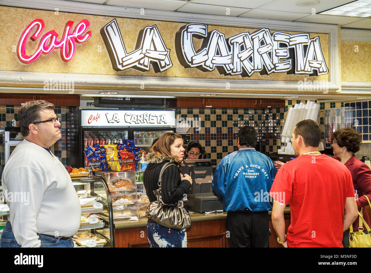 Miami Florida International Airport MIA, La Carreta Cafe, restaurantes