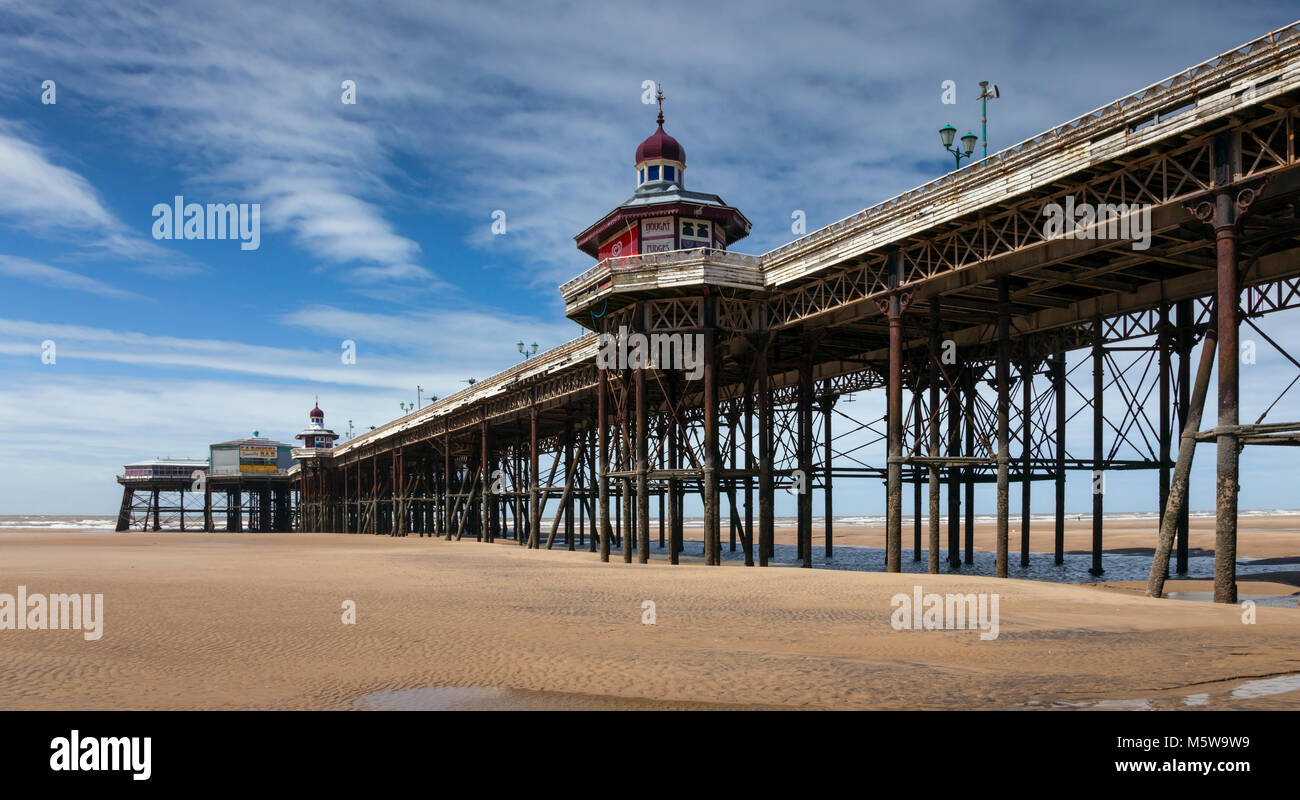 Blackpool North Pier. Foto de stock