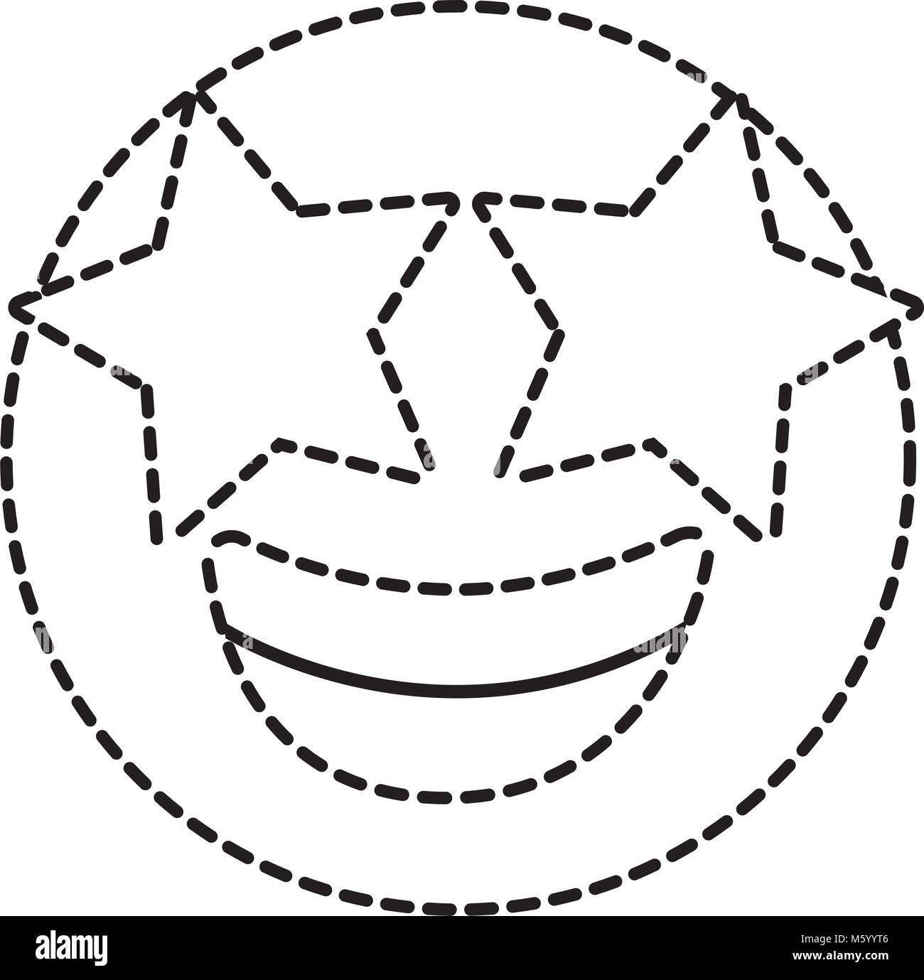 wallpapers Caricatura Imagenes De Ojos Para Colorear https www alamy es foto caricatura emoticono feliz expresion ojos estrella 175791510 html