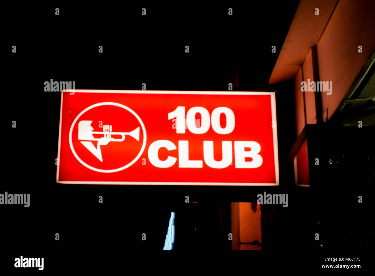 100 Club de Oxford Street, Fitzrovia, London, W1, REINO UNIDO Foto de stock