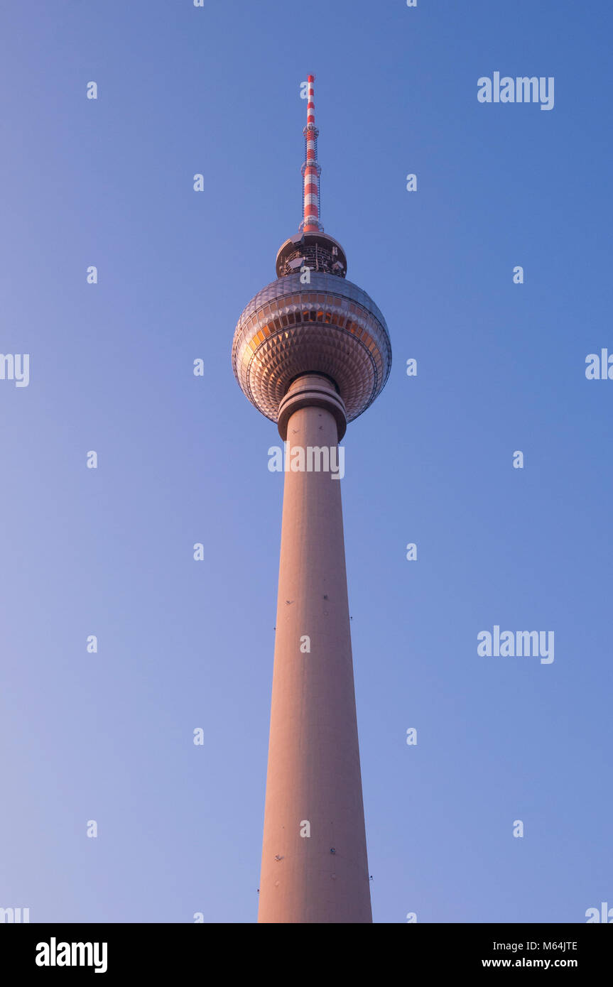 Fernsehturm de Berlín, Mitte, Alemania, Europa Foto de stock