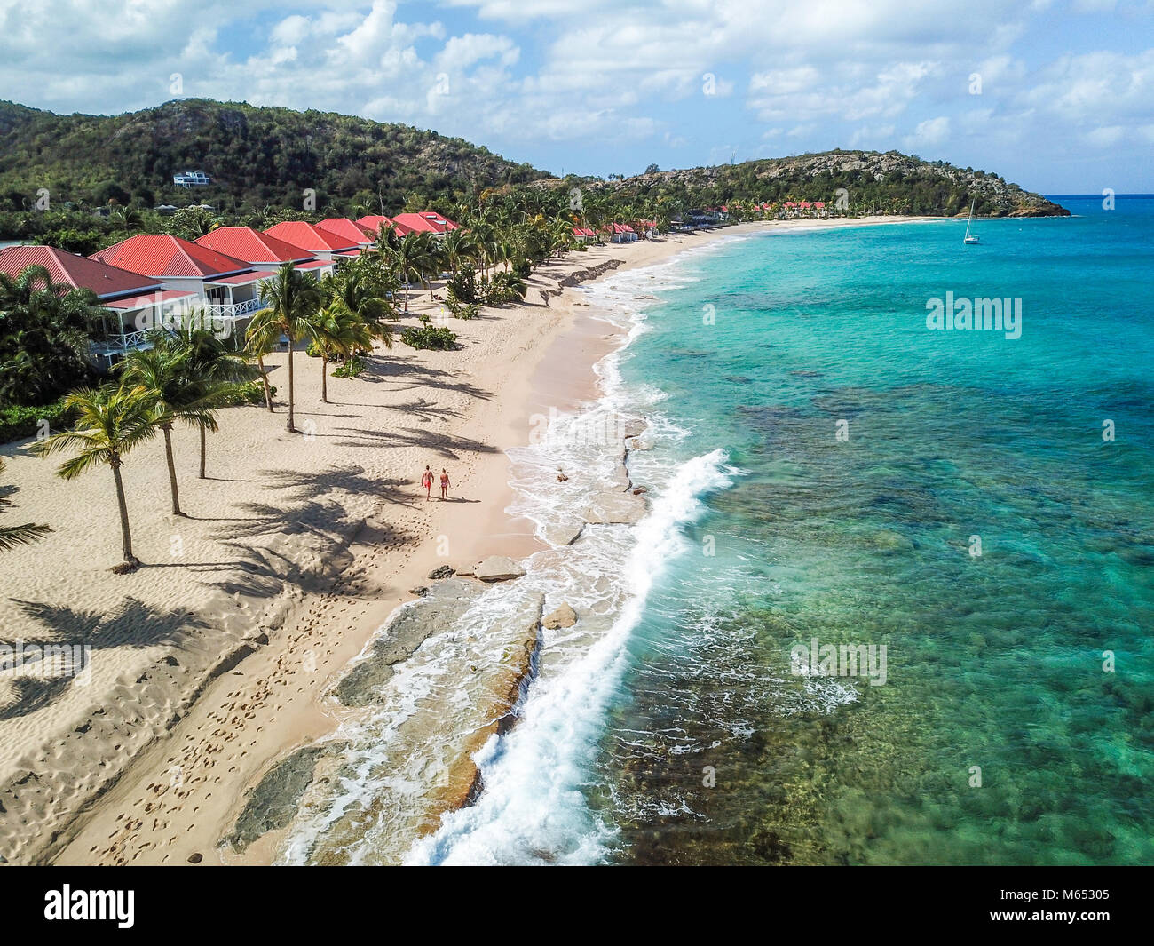 Galley Bay Beach Resort and Spa, Antigua Foto de stock